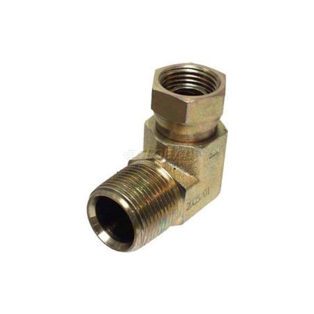 Apache Apache Hydraulic Adapter 39005100, 3/8" Male Pipe X 1/2" Female Pipe Swivel 39005100***